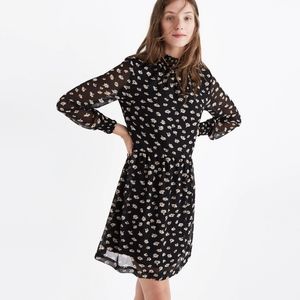 Madewell mockneck sleeve dress size medium
